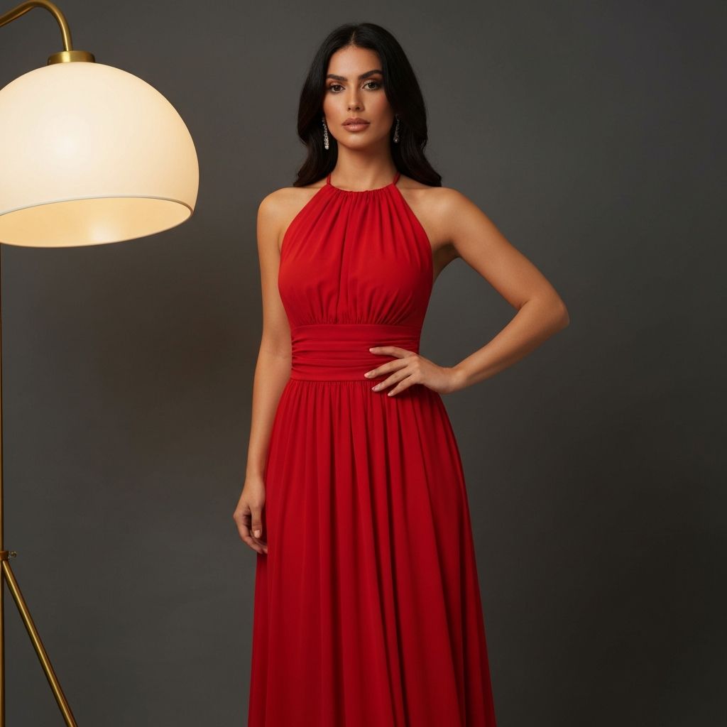 Robe Élégance Rouge