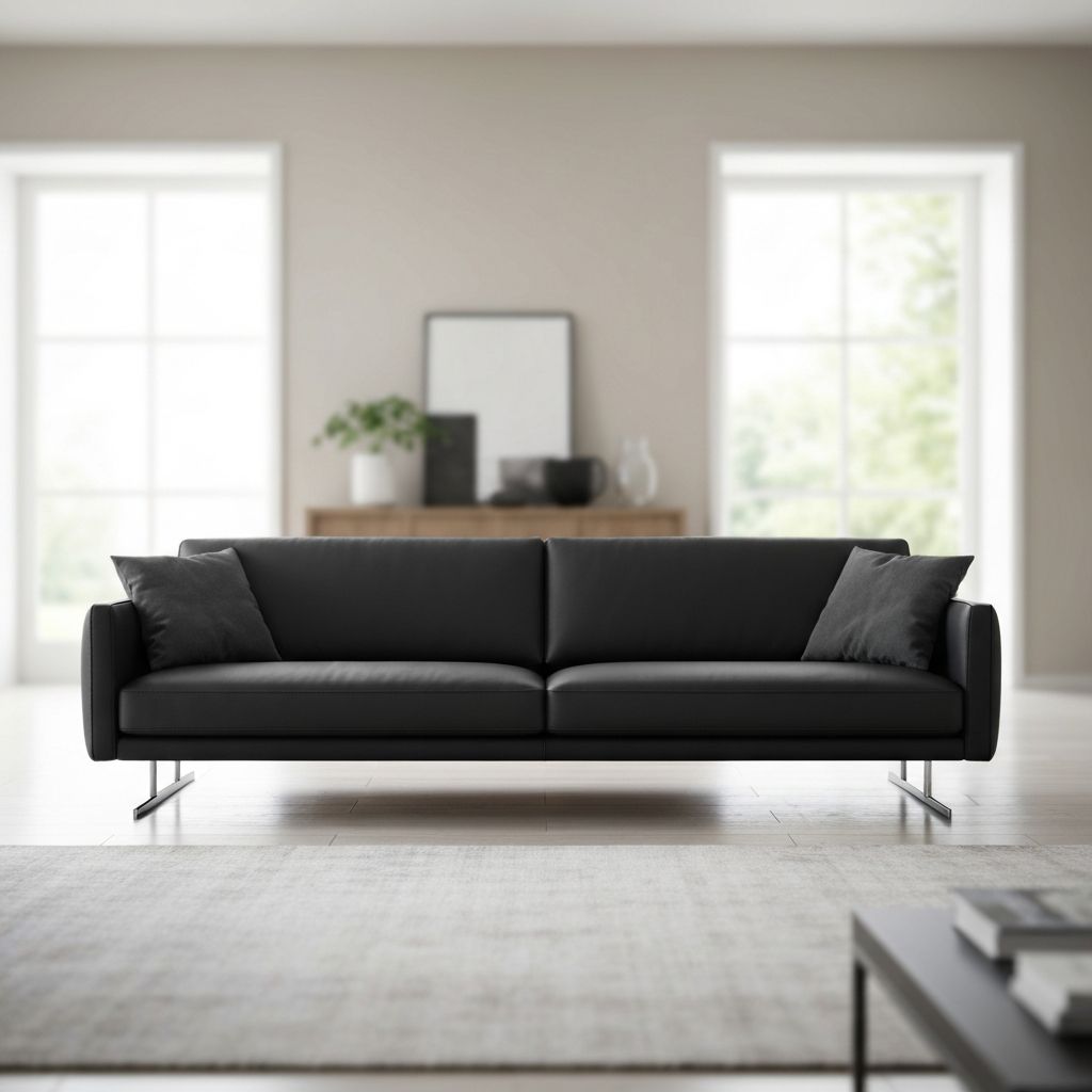 Canapé Moderne Noir